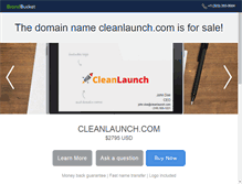 Tablet Screenshot of cleanlaunch.com